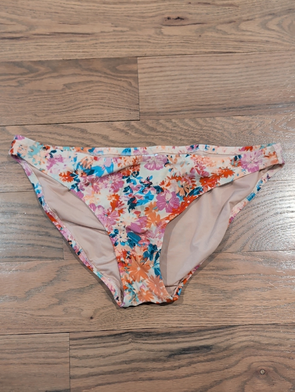 J. Crew Floral Print Bikini Bottoms Sz medium